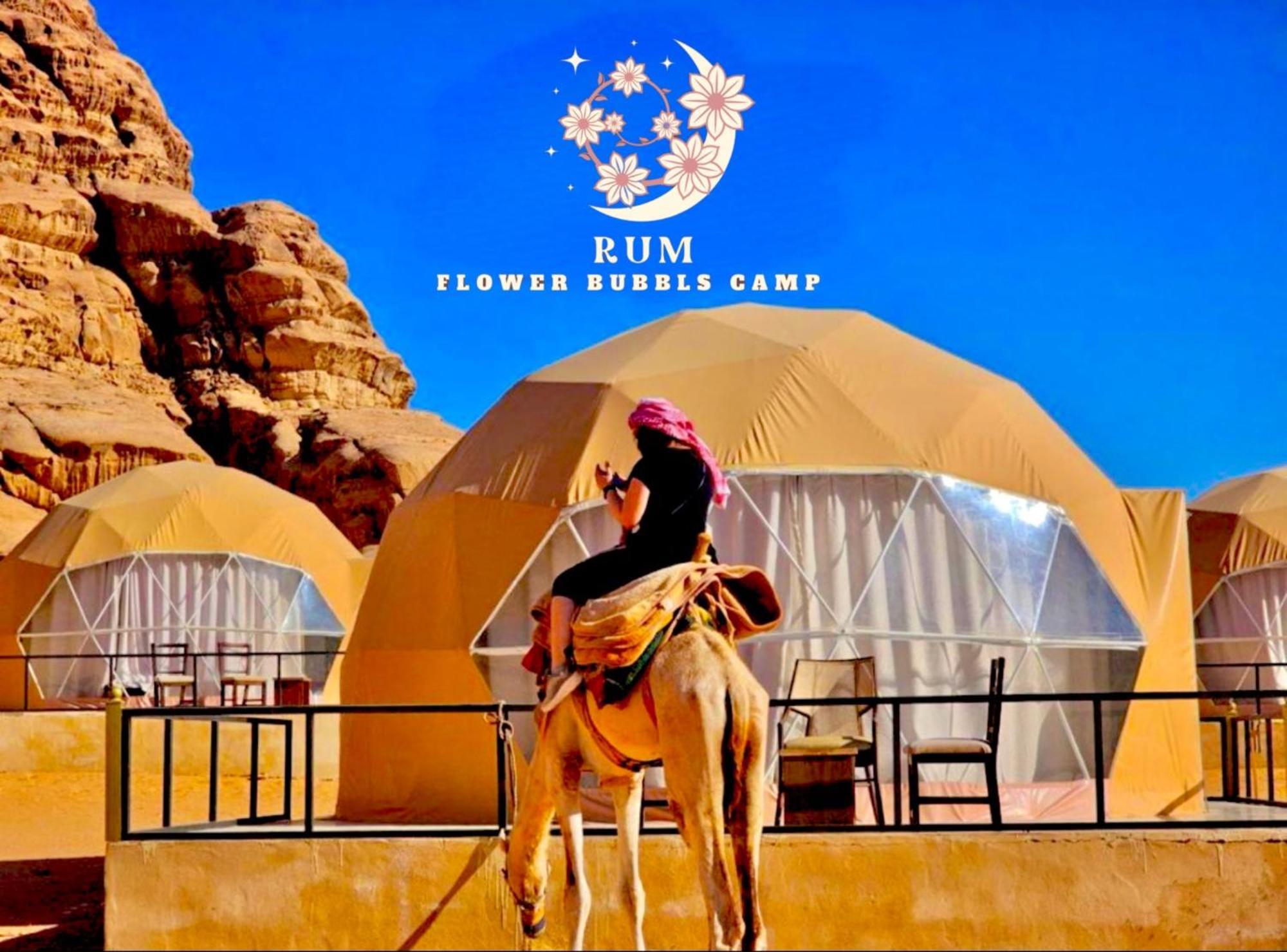 Rum Flower Bubbles Luxury Camp วาดิรัม ภายนอก รูปภาพ