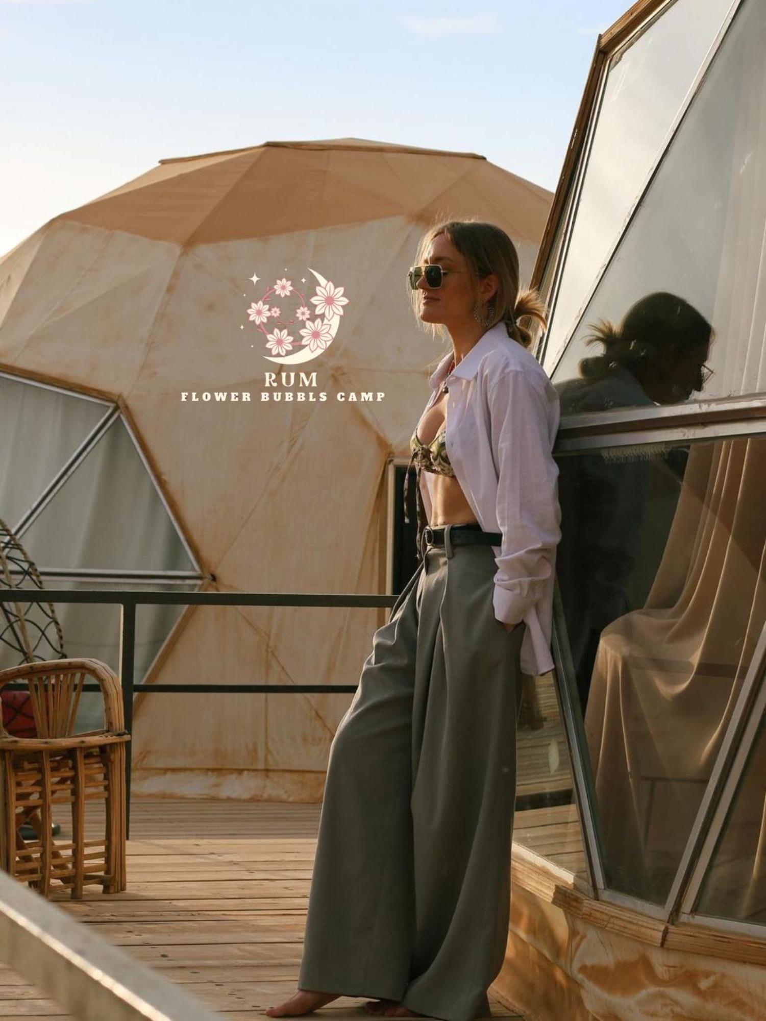 Rum Flower Bubbles Luxury Camp วาดิรัม ภายนอก รูปภาพ