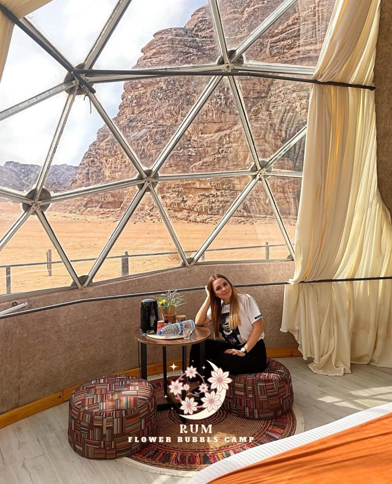 Rum Flower Bubbles Luxury Camp วาดิรัม ภายนอก รูปภาพ