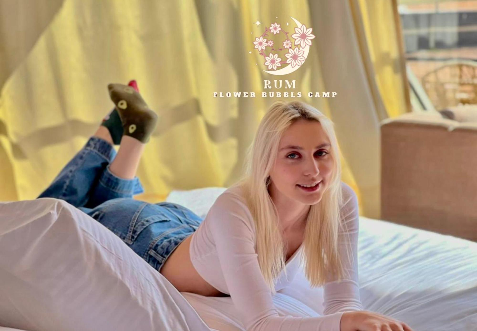 Rum Flower Bubbles Luxury Camp วาดิรัม ภายนอก รูปภาพ